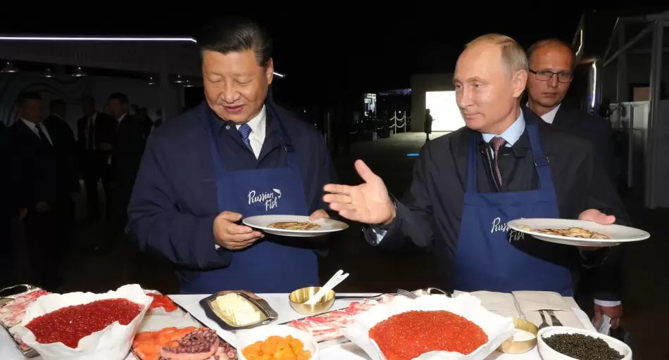 El asado de Xi y Putin